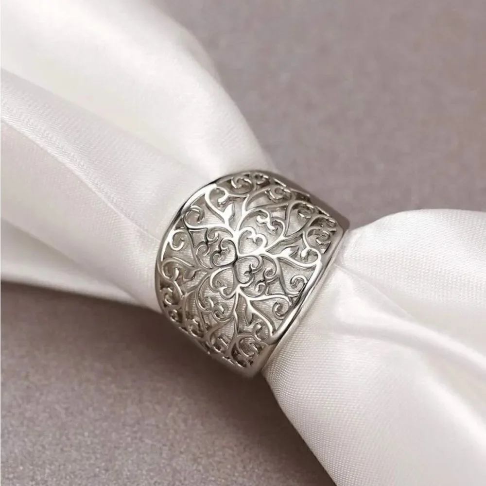 5 for $25 Silver Color DECOR Ring